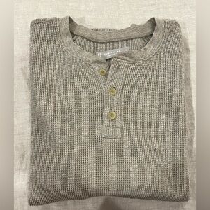 EUC | Everlane The Waffle Long-Sleeve Henley Tee | XS